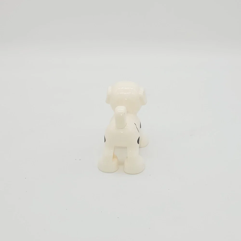 LEGO Duplo Dalmatian Puppy Figure Toddler OS White Black Spotted Dog Animal